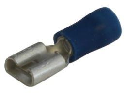 Talamex Kabelschoen Vrouwtje Plat 6.3mm Rood (6)