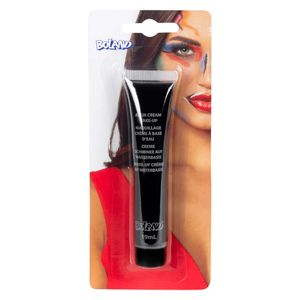 Schmink/make-up tube - zwart - 19 gram - waterbasis - carnaval/Halloween