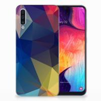 Samsung Galaxy A50 | TPU Hoesje | Polygon Dark