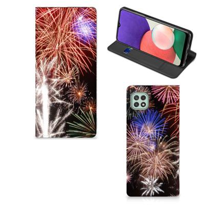 Samsung Galaxy A22 5G Hippe | Standcase | Vuurwerk