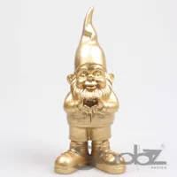 Kabouter hart 10x13x29.5cm goud