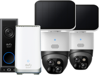 EufyCam Solo Cam S340 2-pack + Homebase 3 + Video Doorbell E340