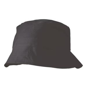 Zonnehoedje/vissershoedjes voor volwassenen - zwart - 100% katoen - Zon bescherming