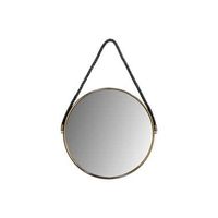 HSM Collection spiegel Selina - goud/zwart - Ø45 cm - Leen Bakker - thumbnail