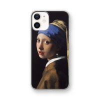 The Pearl Earring: iPhone 12 mini Transparant Hoesje