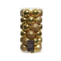Kerstballen Decoris assorti goud koker à 37 stuks