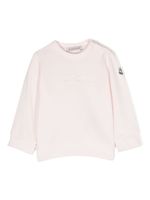 Moncler Enfant sweat à logo brodé - Rose - thumbnail