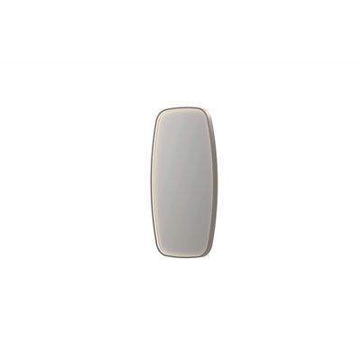 INK SP31 spiegel - 40x4x80cm contour in stalen kader incl dir LED - verwarming - color changing - dimbaar en schakelaar - geborsteld RVS 8409843