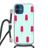 Waterijsje: iPhone 12 Transparant Hoesje met koord