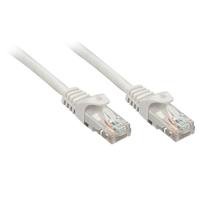 LINDY 48400 RJ45 Netwerkkabel, patchkabel CAT 5e U/UTP 0.50 m Grijs 1 stuk(s)