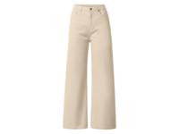 esmara Dames jeans - Wide leg (Beige, 42)