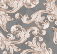 Belle grise vintage behang