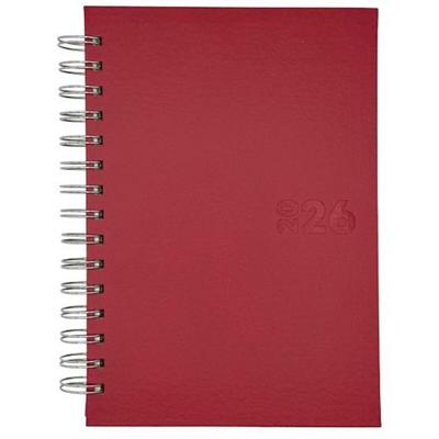 Agenda Didex BOSTON Rood 14,5 x 21 cm 2026