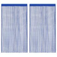 VidaXL Draadgordijnen 140x250 cm blauw 2 st