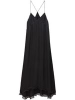 Filippa K robe longue à volants - Noir