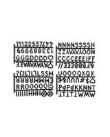 HEMA Letters voor letterbord krat zwart (zwart)