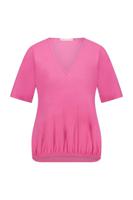 Studio Anneloes Vickey Sl Top 11255 T-shirt Korte Mouw 5600 Pink