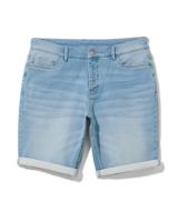 HEMA Heren Short Jogdenim Lichtblauw (lichtblauw)