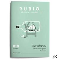 Writing and calligraphy notebook Rubio Nº10 A5 Spaans 20 Lakens (10 Stuks)