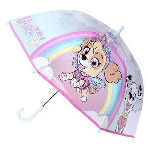 Disney Paw Patrol Skye paraplu - transparant/roze - D71 cm - voor kinderen