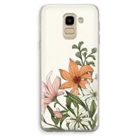 Floral bouquet: Samsung Galaxy J6 (2018) Transparant Hoesje - thumbnail