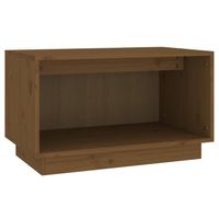 vidaXL Tv-meubel 60x35x35 cm massief grenenhout honingbruin - thumbnail