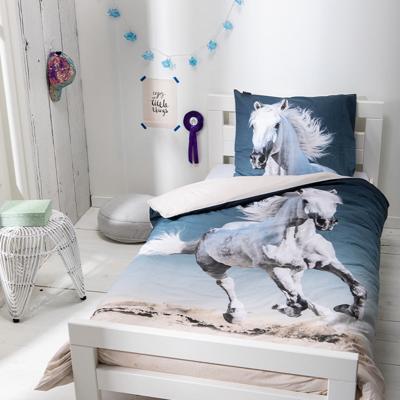 Dekbedovertrek Katoen Free Spirit Dieren 140x200 Cm Fresh And Co Kids - Dekbed-Discounter.nl