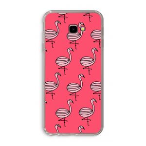 Flamingo: Samsung Galaxy J4 Plus Transparant Hoesje
