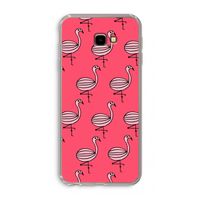 Flamingo: Samsung Galaxy J4 Plus Transparant Hoesje