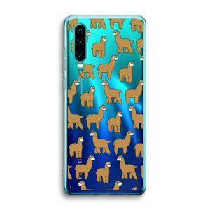 Alpacas: Huawei P30 Transparant Hoesje