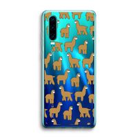 Alpacas: Huawei P30 Transparant Hoesje