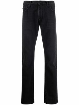 Off-White jean slim à rayures Diag - Noir