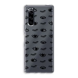 Eye pattern #2: Sony Xperia 5 Transparant Hoesje