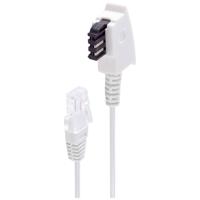 Shiverpeaks DSL Aansluitkabel [1x Telefoonstekker Duitsland (TAE-F) - 1x RJ45-stekker 8p2c] 0.5 m Wit