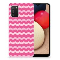 Samsung Galaxy A02s TPU bumper Waves Pink