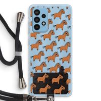 Pony: Samsung Galaxy A52 Transparant Hoesje met koord