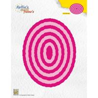 Nellie's Choice • multi frame dies fotoframe ovaal 9st.