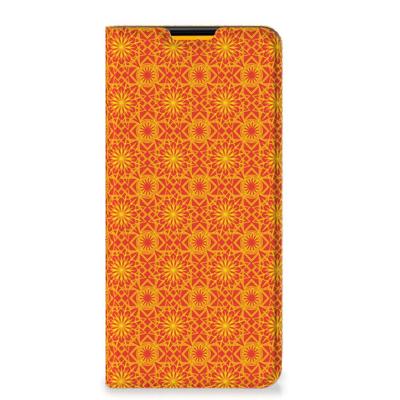 Samsung Galaxy M52 | Hoesje met Magneet | Batik Oranje