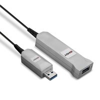 Lindy 42701 USB-kabel USB 3.2 Gen 1 (3.1 Gen 1) 50 m USB A Zwart, Zilver - thumbnail