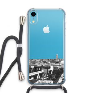 Marrakech Skyline : iPhone XR Transparant Hoesje met koord