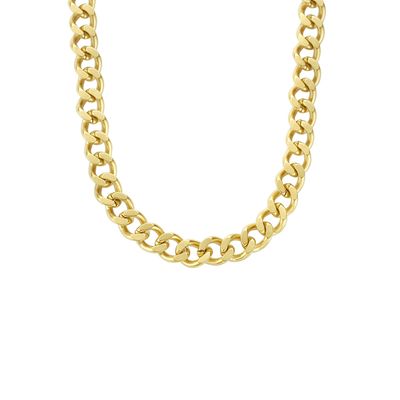 Ketting Staal Geslepen Gourmette 8,0 mm 42 + 3 cm