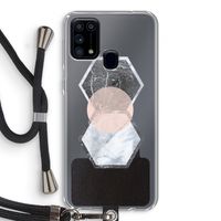 Creatieve toets: Samsung Galaxy M31 Transparant Hoesje met koord