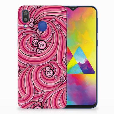Samsung Galaxy M20 (Power) | Hoesje maken | Swirl Pink Samsung Galaxy M20 (Power) | Hoesje maken | Swirl Pink