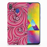 Samsung Galaxy M20 (Power) | Hoesje maken | Swirl Pink