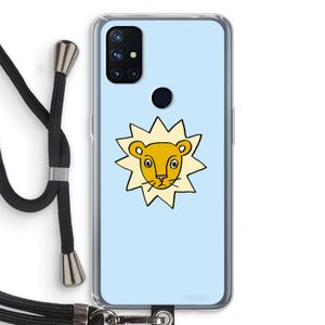 Kleine leeuw: OnePlus Nord N10 5G Transparant Hoesje met koord