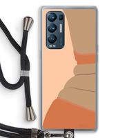 Bikini: Oppo Find X3 Neo Transparant Hoesje met koord