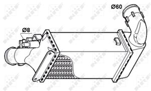 Intercooler, inlaatluchtkoeler 30835