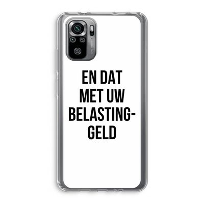 Belastinggeld: Xiaomi Redmi Note 10S Transparant Hoesje