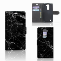 LG K10 2015 Bookcase Marmer Zwart - Origineel Cadeau Vader - thumbnail