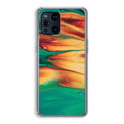 Green Inferno: Oppo Find X3 Transparant Hoesje